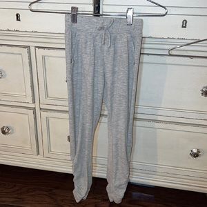 Persaya Girl gray long pants 2 pockets ankle fit comfy casual lounge sleepwear S